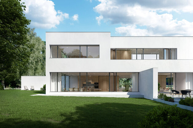 Schüco AWS 75 PD im eingebauten Zustand