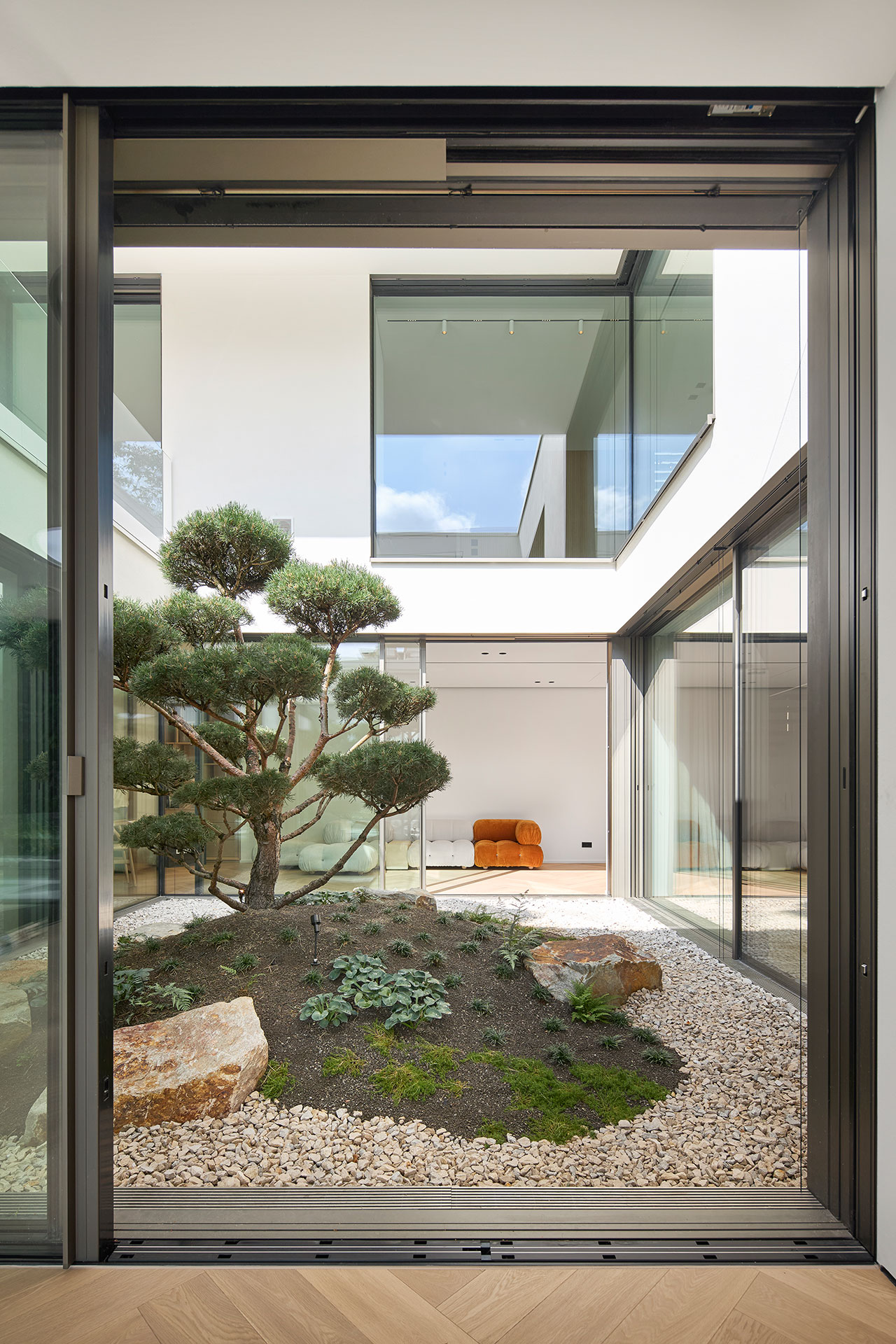 Barrierefreie Schiebeanlage