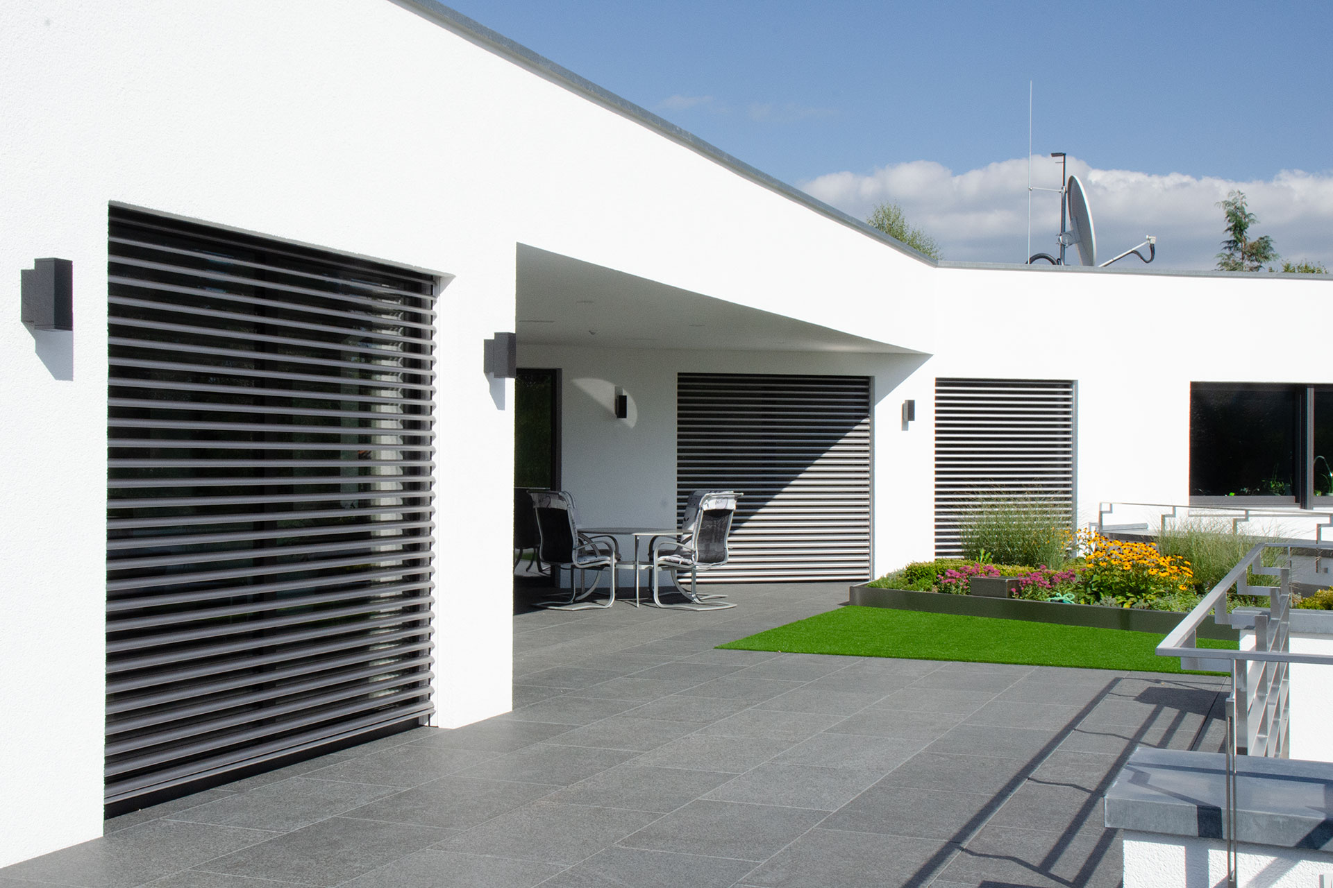 Stufenloser Sonnenschutz