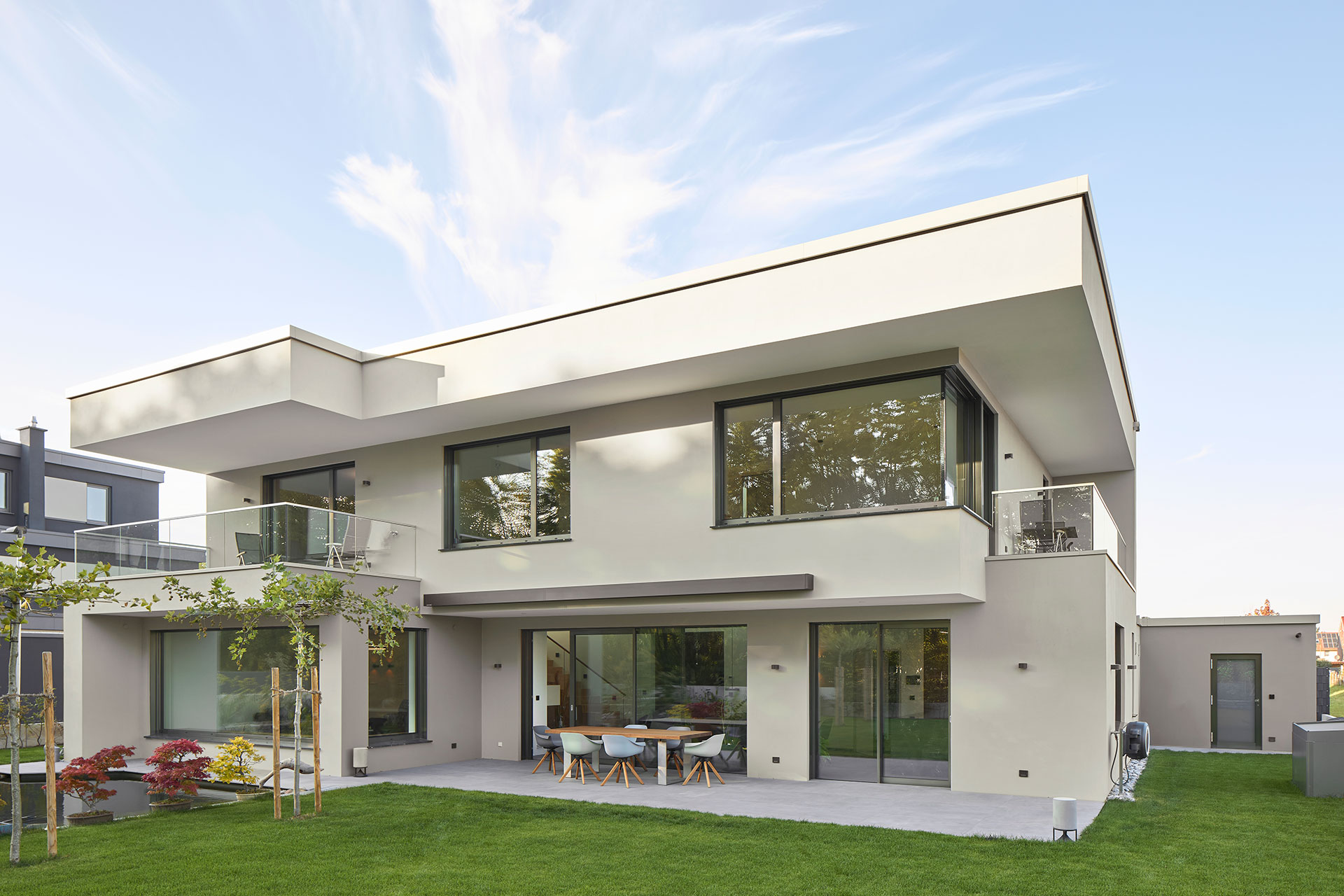 Stadtvilla Gartenansicht