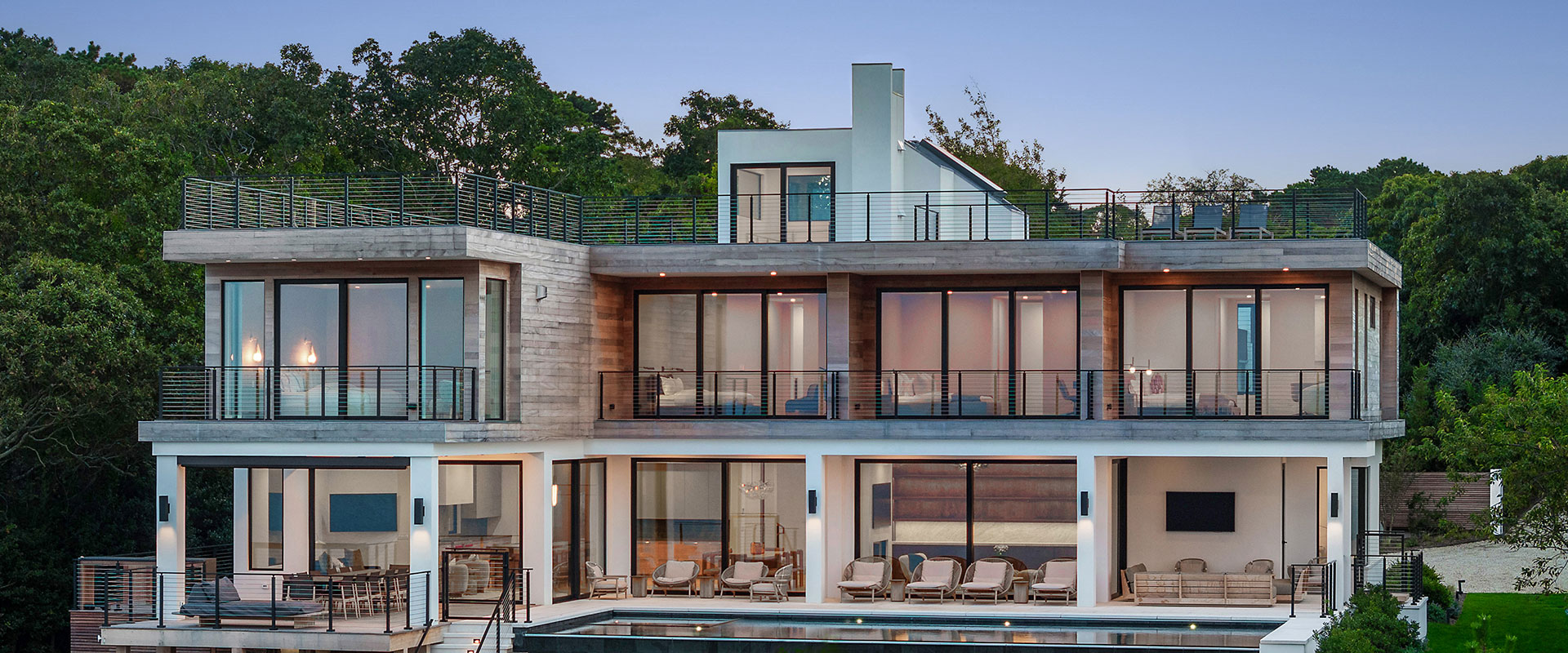 Schiebefenster im exklusiven Wohnbau